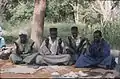 A group of marabouts – West African religious leaders and teachers of the Quran.