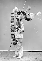 Man from South Celebes in military costume.