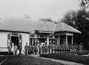 Dutch volunteers corps in Indonesia in 1918