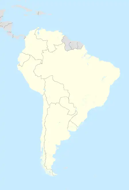 2018 Copa Libertadores is located in South America