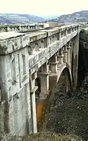 Another open spandrel concrete arch bridge, in 2010