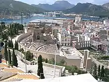 Ruins of the Cathedral of Cartagena where the order was based.