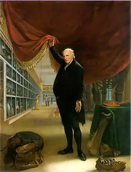 Charles Willson Peale, The Artist in His Museum (1822), Pennsylvania Academy of the Fine Arts