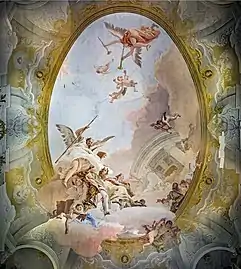 Allegory of Merit Accompanied by Nobility and Virtue Giambattista Tiepolo