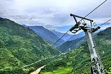 The tower of Manakamana Cable Car.