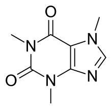 Atomic structure of caffeine