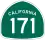 State Route 171 marker