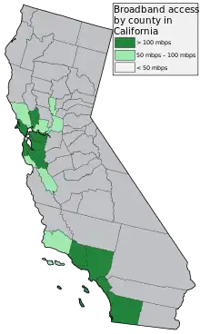 Broadband map.