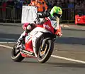 Friday Evening Practice Cameron Donald Supersport TT 600cc Honda Parliament Square, Ramsey – 1 June 2012