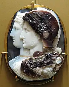 The Gonzaga Cameo of Ptolemy II Philadelphus and Arsinoe II from Alexandria (Hermitage Museum)