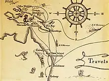 Camp Seabee Naval Base Brisbane, base building trips map