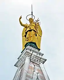 photograph of the weathervane of the St Mark's campanile