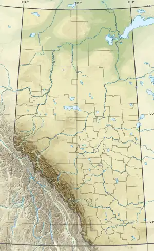 Cone Mountain is located in Alberta