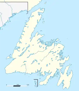 SS Empire Energy is located in Newfoundland