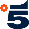 Canale 5's previous logo from 2001 to 2018