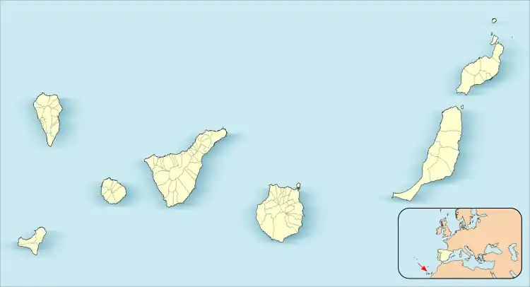 Carlsberg Meridian Telescope is located in Canary Islands