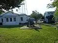 The WW1 cannon in front of the Greensville County Court House