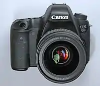 6D with an EF 35mm f/1.4L lens attached