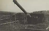 A Canon de 138 mle 1910 near Vacherauville France 1915.