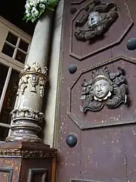 Colonial hand carved interior doors