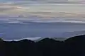 The Caribbean Sea, visible from the summit of Volcán Barú. Taken early in the morning, as clouds usually obstruct the view.