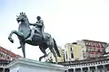 King Carlo III di Borbone at the Piazza del Plebiscito