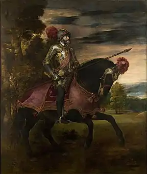 Titian, Equestrian Portrait of Charles V, c. 1548