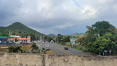 PR-117 east at PR-2 interchange in Rayo, Sabana Grande