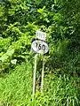 PR-159 west approaching the southern terminus of PR-160 in Unibón, Morovis