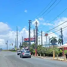 Puerto Rico Highway 165 between Quebrada Cruz and Quebrada Arenas, looking south