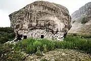 Casa de piedra, attributed to Aconcagua culture, located in Farellones, Metropolitana de Santiago Region.