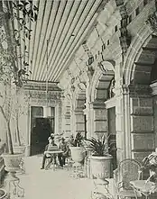 Interior of Casa de los Azulejos in 1897.