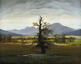 Caspar David Friedrich, The Lonely Tree (Der einsame Baum), 1822, Alte Nationalgalerie, Berlin