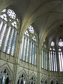 Bar Tracery windows at Amiens Cathedral