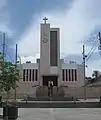 Catholic church in Morovis central plaza