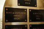 Burial vaults in the Caveau des Gouverneurs beaneath Cathédrale Saint-Louis-des-Invalides