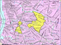 Census Bureau map of Haddon Township, New Jersey