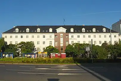 View of main elevation from Bernardyńska Street