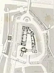 General plan of the Château de Pau