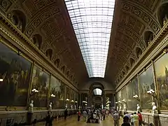 Arches in Galerie des Batailles, Palace of Versailles, Versailles, Yvelines, France (2013)