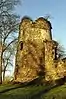 Ruines van feodaal kasteel