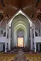 Interior of Holy Trinity Cathedral: chancel viewed from the nave