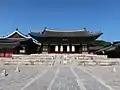 Myeongjeongjeon, the throne hall of Changgyeonggung Palace.