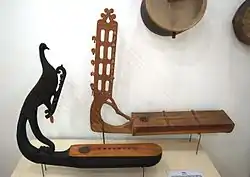 Changi at a museum in Tbilisi.