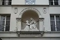 Detail from the Chapel of Our Lady of the Miraculous Medal in Paris