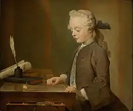 Portrait of Auguste Gabriel Godefroy (1741), oil on canvas, 64.5 x 76.5 cm., São Paulo Museum of Art