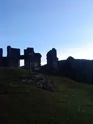 The ruins of the château in Saint-Julien-d'Arpaon