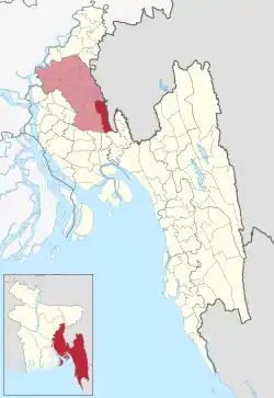 Location of Chauddagram