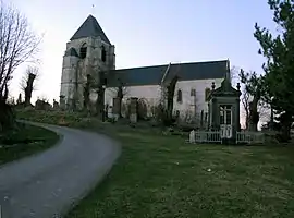 The church in Chaussoy-Epagny