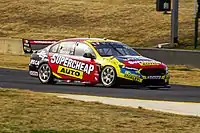 The Ford FG X Falcon of Chaz Mostert at the 2018 Red Rooster Sydney SuperNight 300